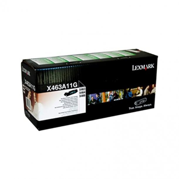 Lexmark X 463/464/466 BK prebate Original Toner (3500 sidor)