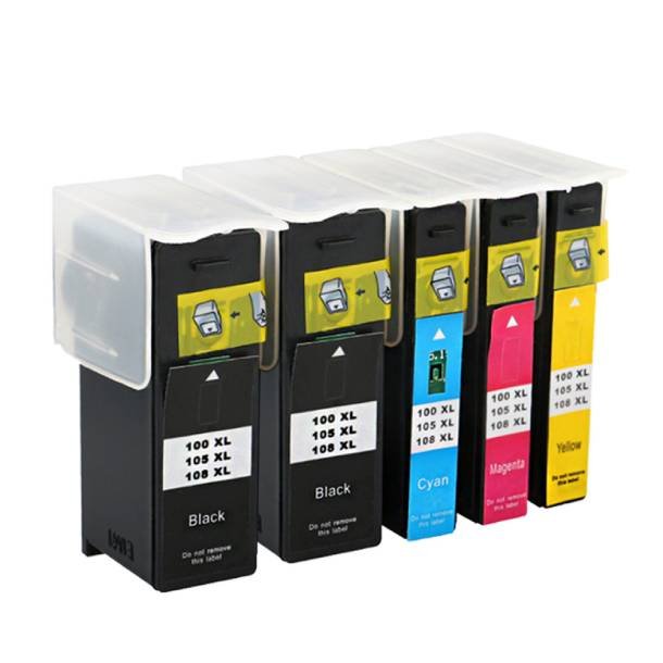 Lexmark 105XL Ink Cartridge Combo Pack 5 pcs - Compatible - BK/C/M/Y 75,5 ml