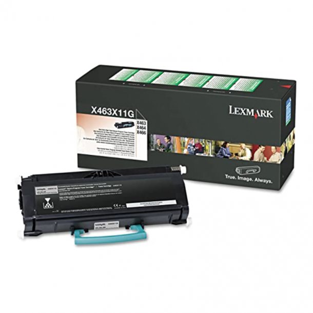 Lexmark X 463/464/466 BK prebate Original Toner (15000 sidor)