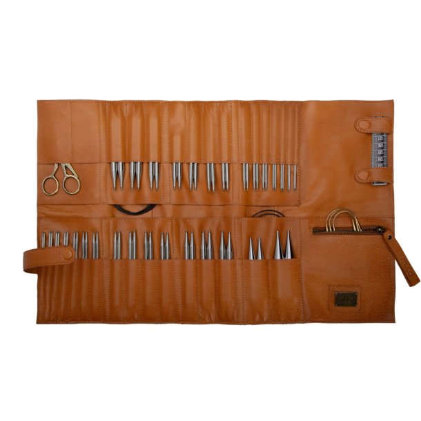 Muud Stockholm XL Etui f&ouml;r Stickor - L&auml;der, Whisky