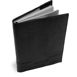 Muud Gaby Anteckningsbok - L&auml;der, Svart