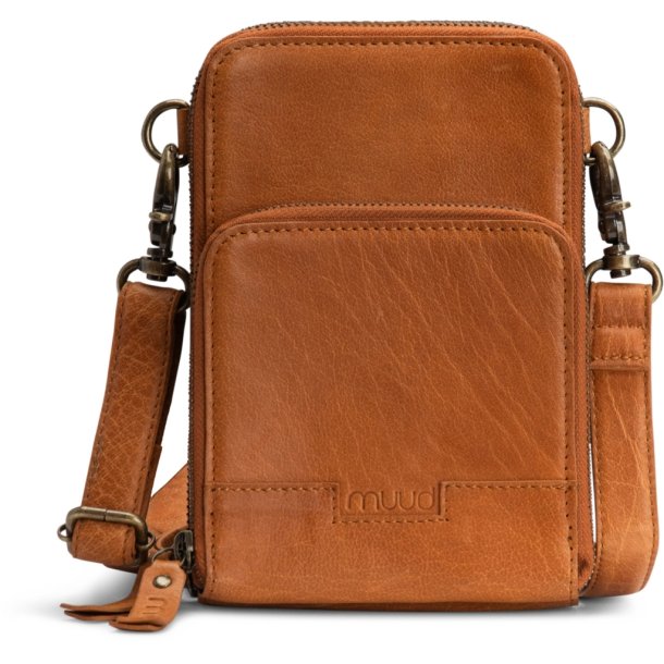 Muud Dafna Crossbody Bag - Leather, Whisky