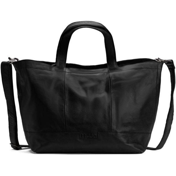 Muud Hiba Vska med Dragkedja - Lder, Svart