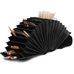 Muud Betina XL Etui - L&auml;der, Svart