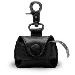 Muud Malm&ouml; Hook Etui f&ouml;r Mttband - L&auml;der, Svart