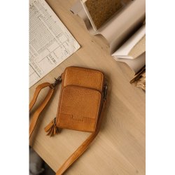 Muud Dafna Crossbody Vska - Lder, Whisky