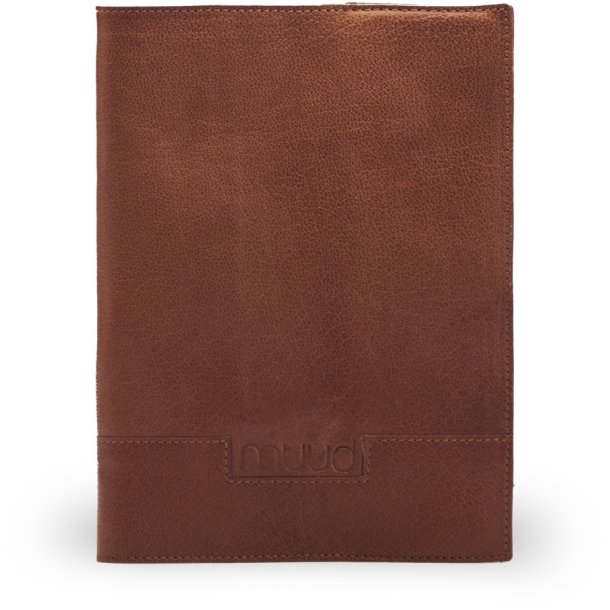 Muud Gaby Notebook - Leather, Rich Brown