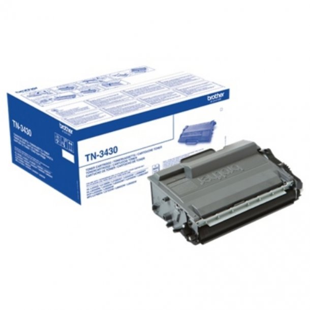 Brother TN3430 BK svart Lasertoner, Original