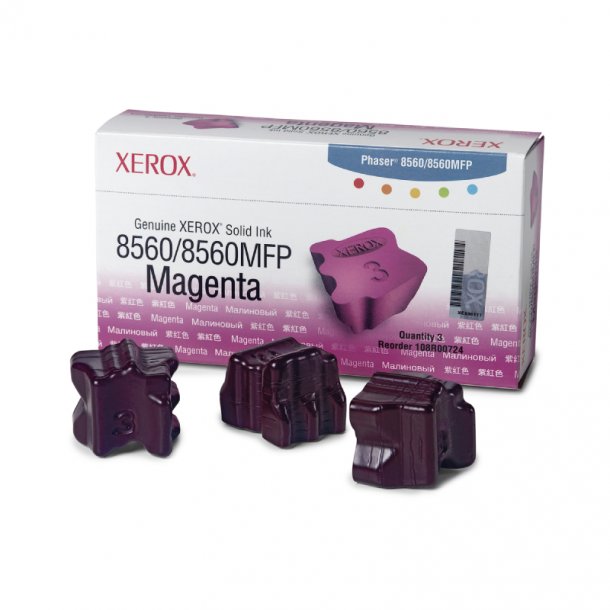 Xerox Phaser 8560 M combo pack 3 stk - Magenta 204 ml - Original blkpatron  108R00724