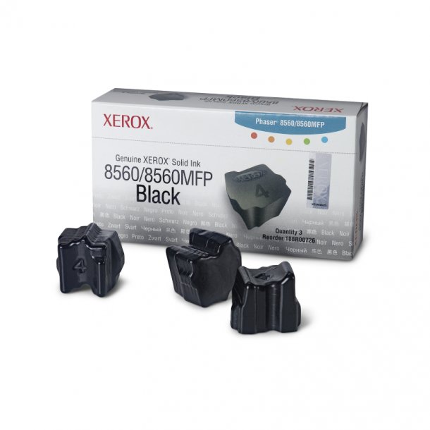 Xerox Phaser 8560 BK Combo Pack 3 pcs Ink cartridge  - 108R00726 Original - Black 204 ml