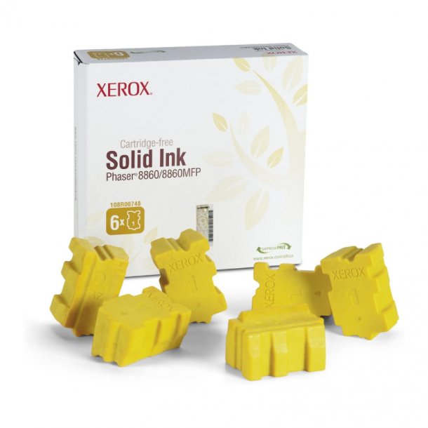 Xerox Phaser 8860 Y Combo Pack 6 pcs Ink cartridge  - 108R00748 Original - Yellow 280 ml