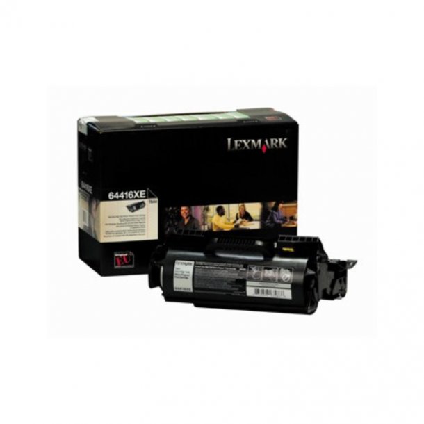 Lexmark T644 BK Prebate Toner - 64416XE Original - Svart 32000 sider