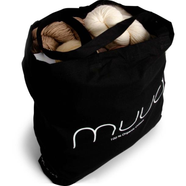 Muud Organic Shopper XL/Mulepose - Svart