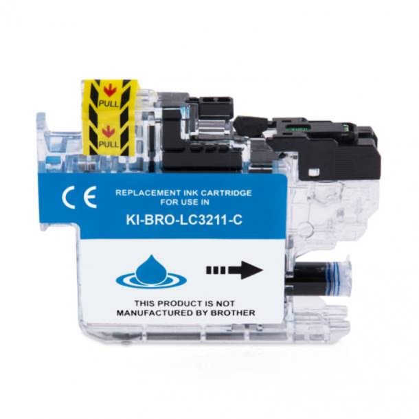 Brother LC 3211 C  Ink Cartridge - Compatible - Cyan 10 ml