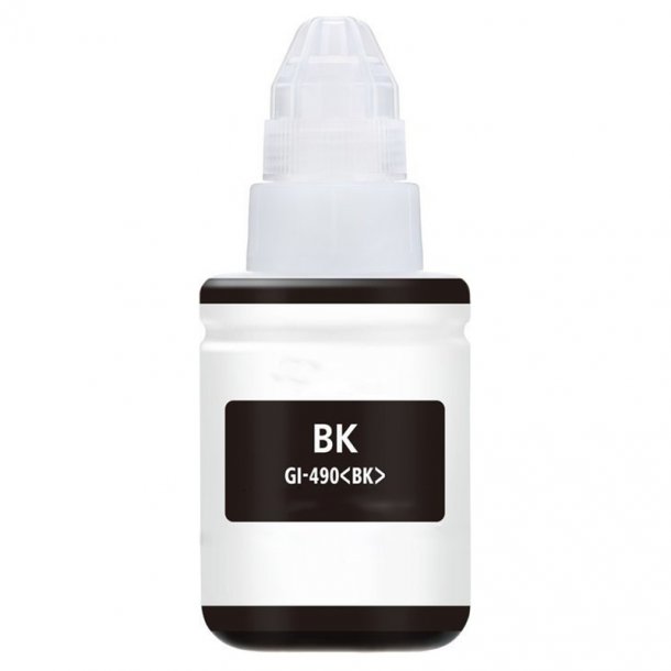 Kompatibel Canon GI-490 BK Refill bl&auml;ck (135 ml)