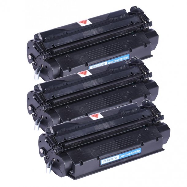 Kompatibel Canon T / FX 8 / S 35 / CRG BK combo pack 3 st Toner (10500 sidor)