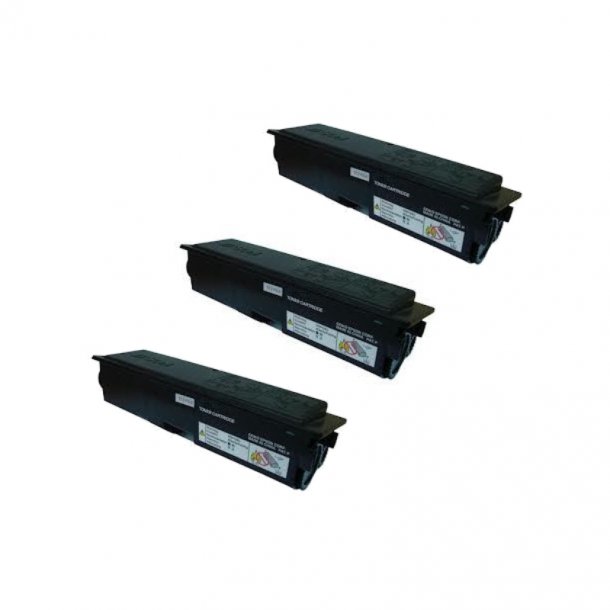 Kompatibel Epson AcuLaser M2310/2410 BK combo pack 3 stk Toner (24000 sidor)