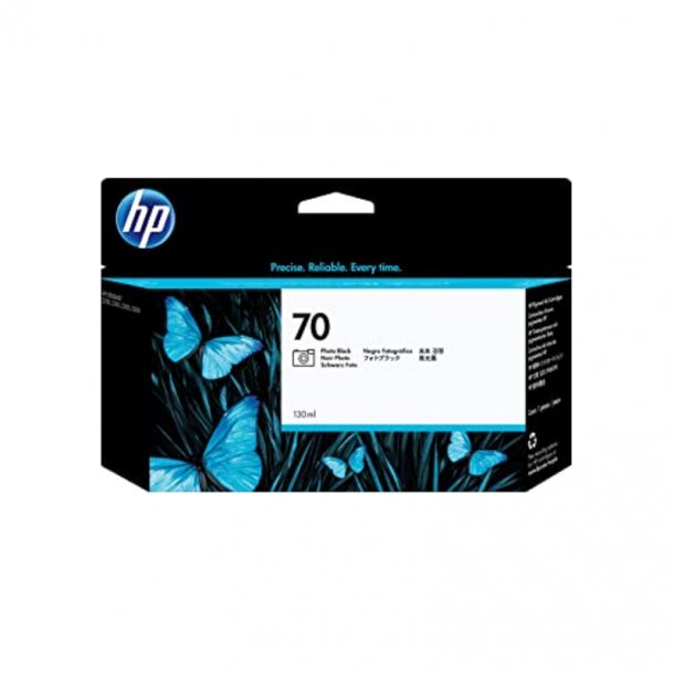 HP 70 PBK Original bl&auml;ckpatron (130 ml)