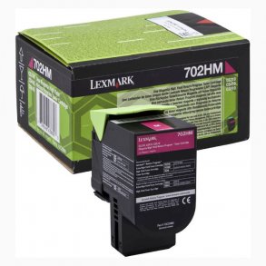 Lexmark toner 702HM - 70C2HM0 magenta 3000 sider, original