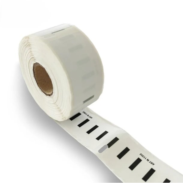 Kompatibel DYMO label etiketter, 25 mm x 54 mm, 500 stk - sort/hvid