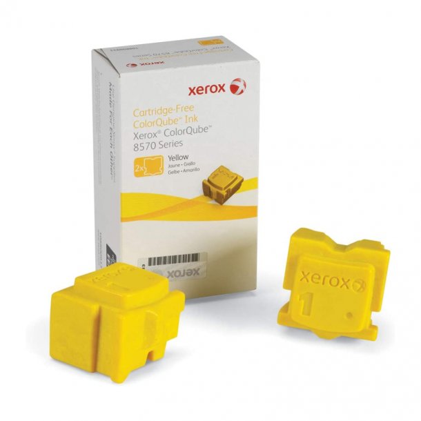 Xerox ColorQube 8570 Y combo pack 2 stk Original bl&auml;ckpatron (176 ml)