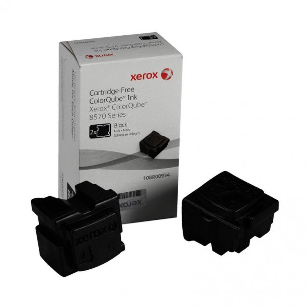 Xerox 8570 - 108R00934 bl&auml;ckpatroner svart, 2 st. multipack 172 ml, original