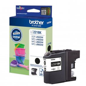 Brother ink cartridge LC221BK black 7,1 ml, original