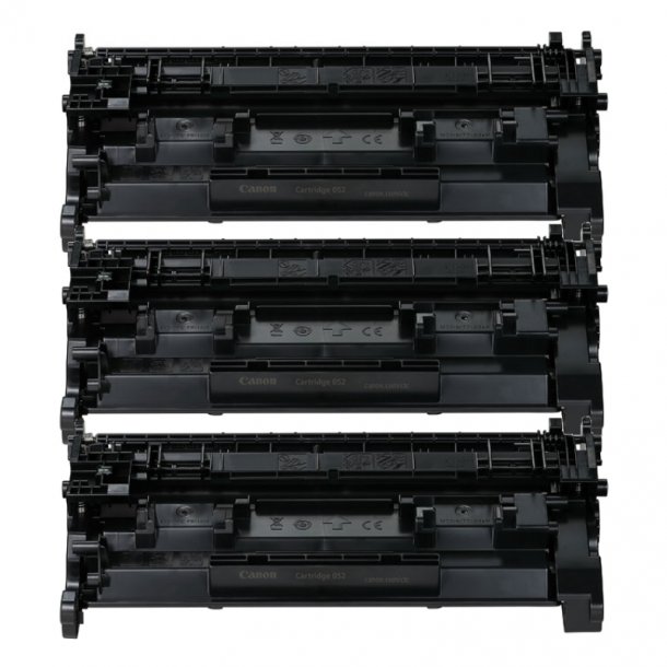 Kompatibel Canon CRG 052 BK combo pack 3 stk Toner (9300 sidor)