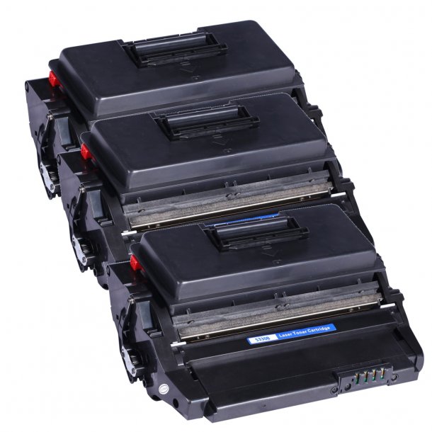 Kompatibel Dell 5330B BK combo pack 3 st Toner (60000 sidor)