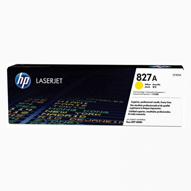 HP 827A Y Toner - CF302A Original - Gul 32000 sider