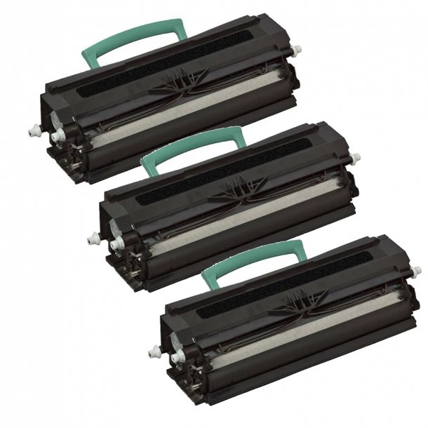 Lexmark X264 BK combo pack 3 stk Toner - X264H21G Kompatibel - Sort 27000 sider