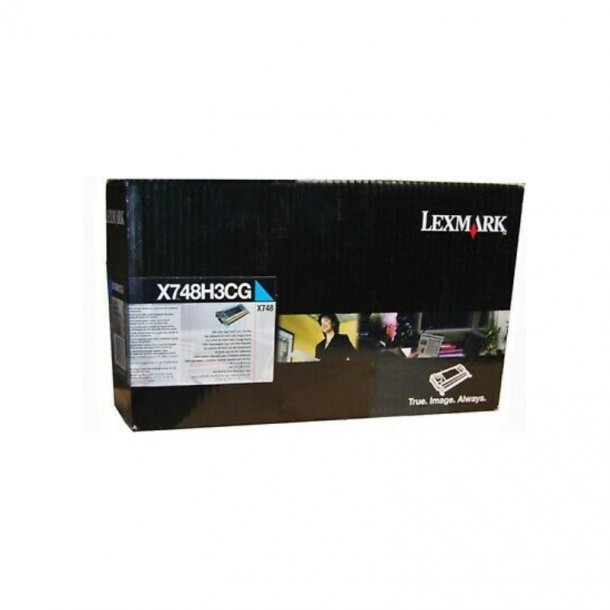 Lexmark X 748 C Corporate Toner - X748H3CG Original - Cyan 10000 pages