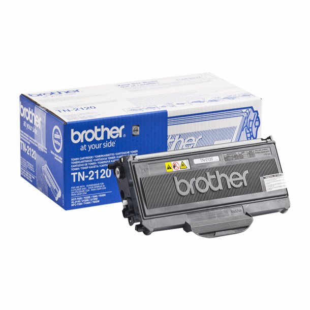 Brother TN2120 BK svart Lasertoner, Original