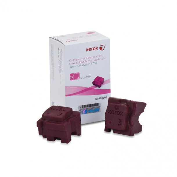 Xerox ColourQube 8700 solid M Combo Pack 2 pcs Ink cartridge  - 108R00996 Original - Magenta 168 ml