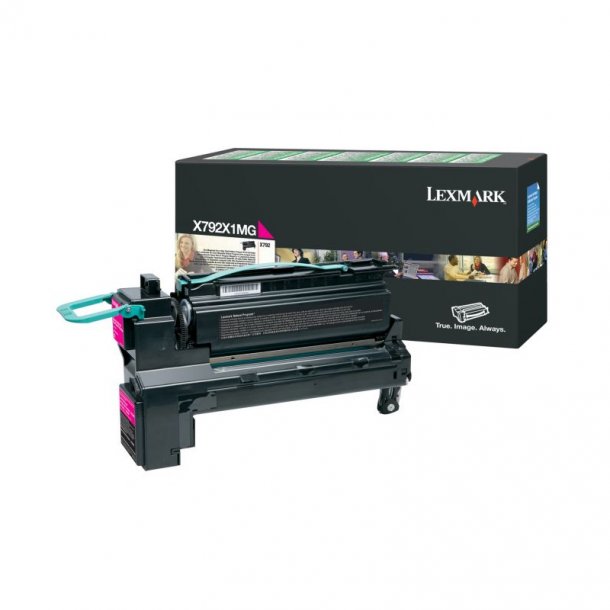 Lexmark X 792 M HC return Toner - X792X1MG Original - Magenta 20000 pages