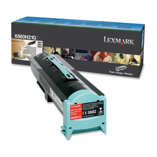 Lexmark X 860/862/864 BK Toner - X860H21G Original - Black 35000 pages