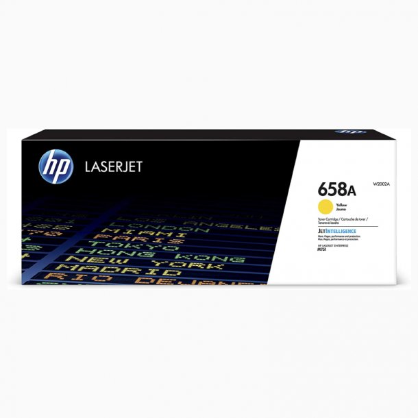 HP 658A Y Toner - W2002A Original - Gul 6000 sider