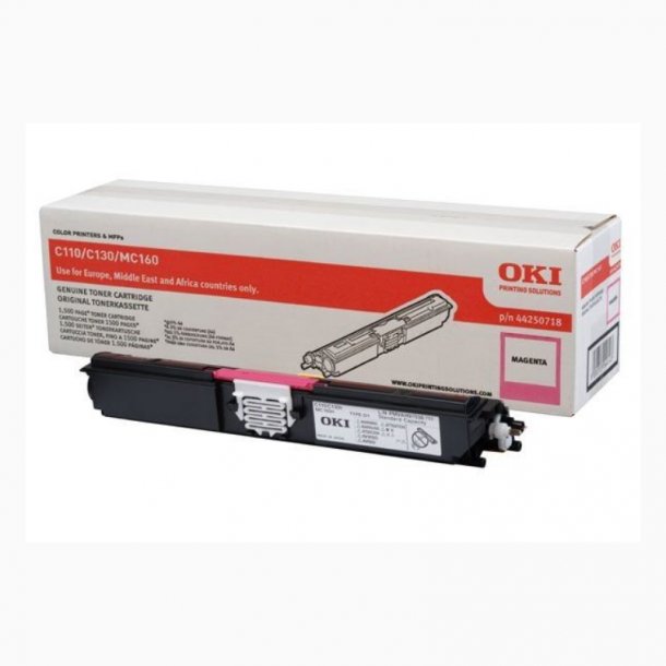 OKI C110/C130 M Toner - 44250718 Original - Magenta 1500 sider