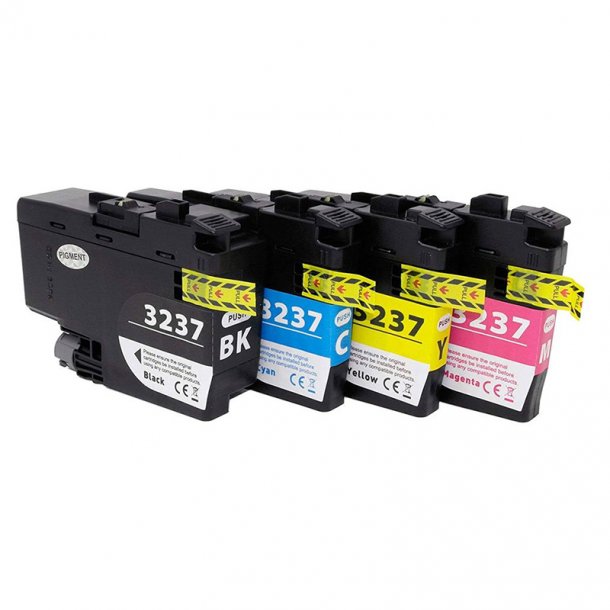 Brother LC3237 Combo Pack 4 pcs Ink Cartridge - Compatible - BK/C/M/Y 113 ml