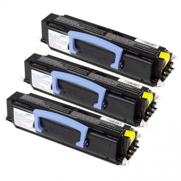 Kompatibel Dell 1700 BK combo pack 3 st Toner (18000 sidor)