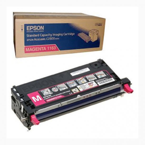 Epson Aculaser C2800 M - Magenta 3000 sider - Original Toner C13S051163