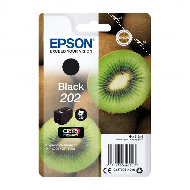 Epson T202 BK Original blckpatron (6,9 ml)