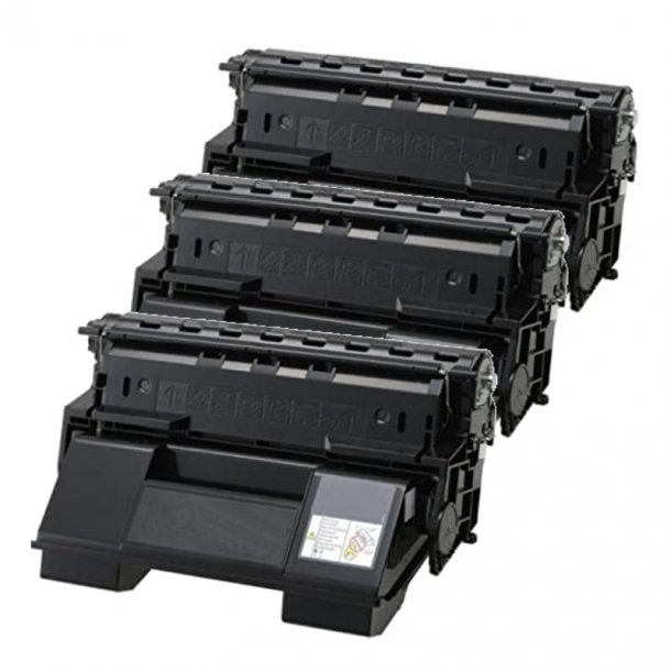 Kompatibel OKI B710 BK combo pack 3 stk Toner (45000 sidor)