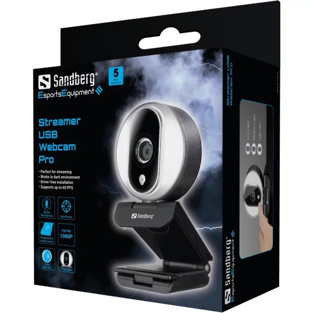 Sandberg Streamer USB Webcam Pro
