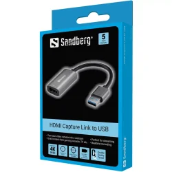 Sandberg HDMI Capture Link f&ouml;r USB