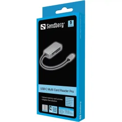 Sandberg USB-C Multi Card Reader Pro