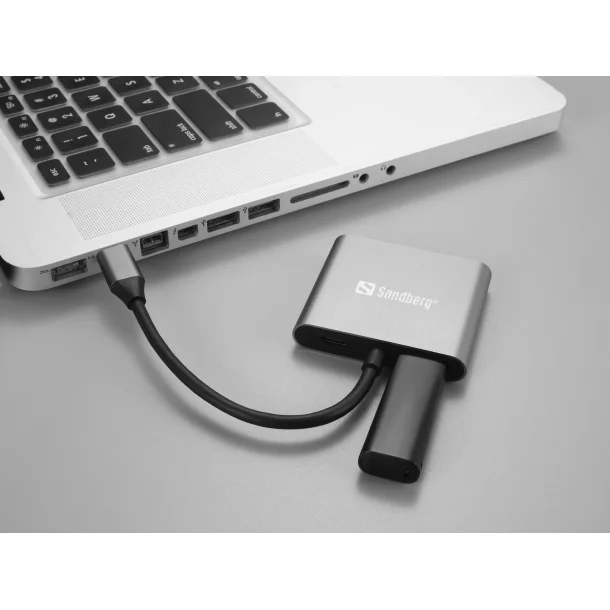 Sandberg USB-C Dock 2xHDMI+USB+PD