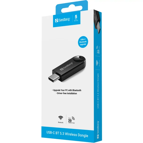 Sandberg USB-C BT 5.3 Wireless Dongle