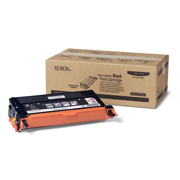 Xerox Phaser 6180MFP BK Original Toner (8000 sidor)