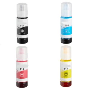 Pixojet refill ink Epson 114, 4 pcs. discount pack 280 ml